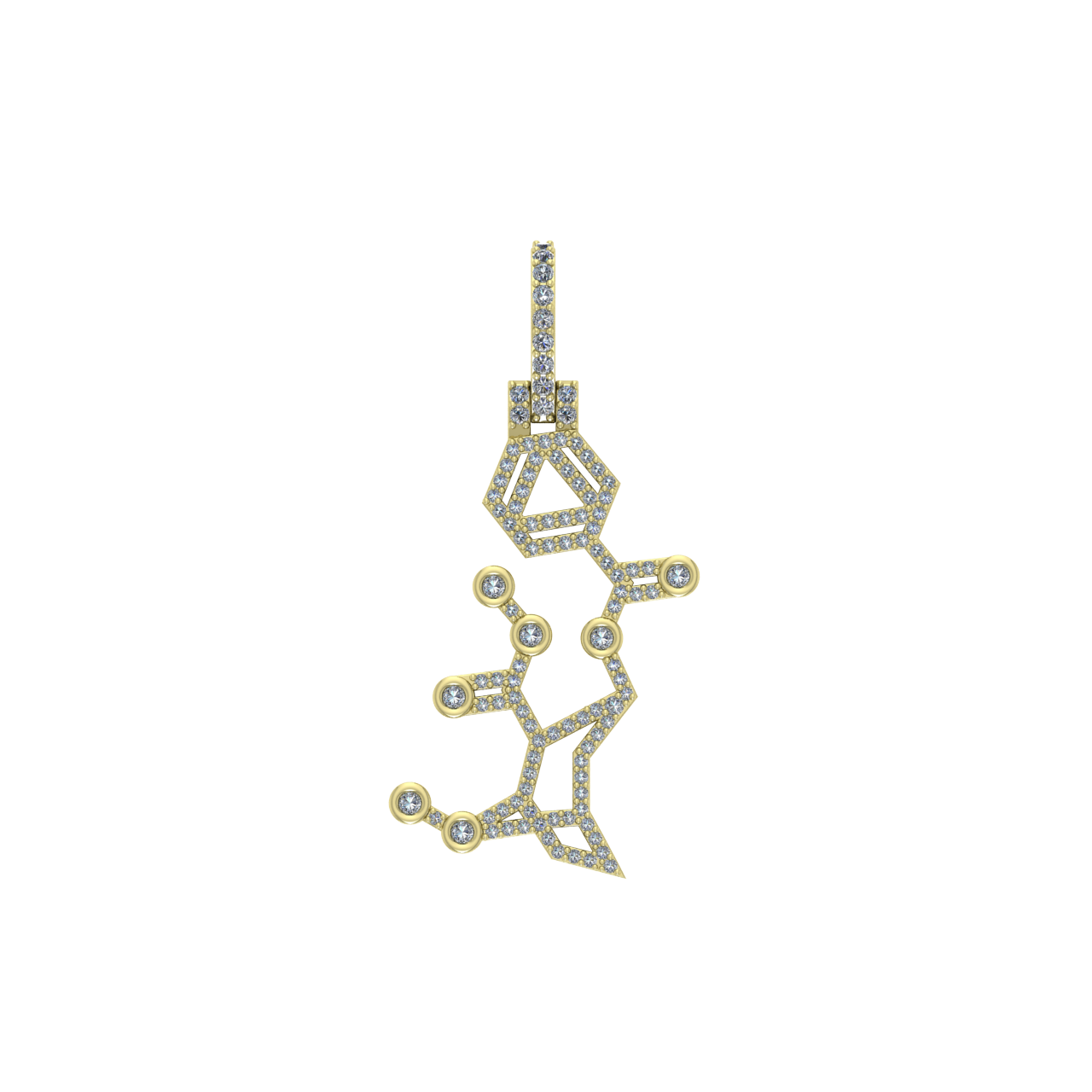 HIP-HOP DRUGS  DIAMONDS  PENDANT